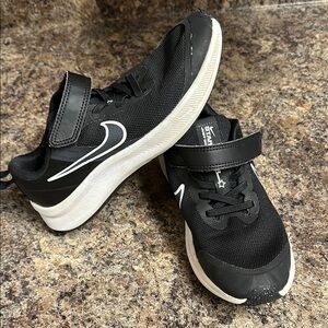 Nike Black and White Low-Top Sneakers